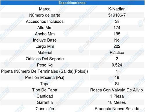 Deposito Anticongelante Pointer L4 1.8l 98-05 8605377