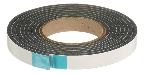 Rollo De Cinta De Espuma De Vinilo Color Negro Carrand