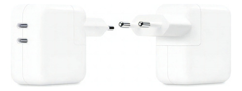 Cargador 35w Dual Usb C Para iPhone iPad Pro Macbook Air