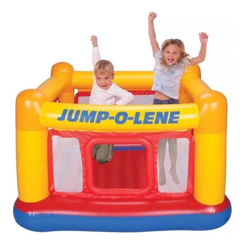 Inflable Brincolin Castillo Intex Jump O Lene Niños Amarillo