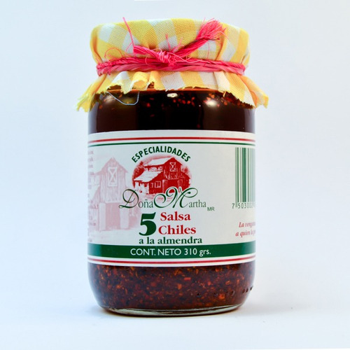 Salsas 5 Chiles Con Almendra