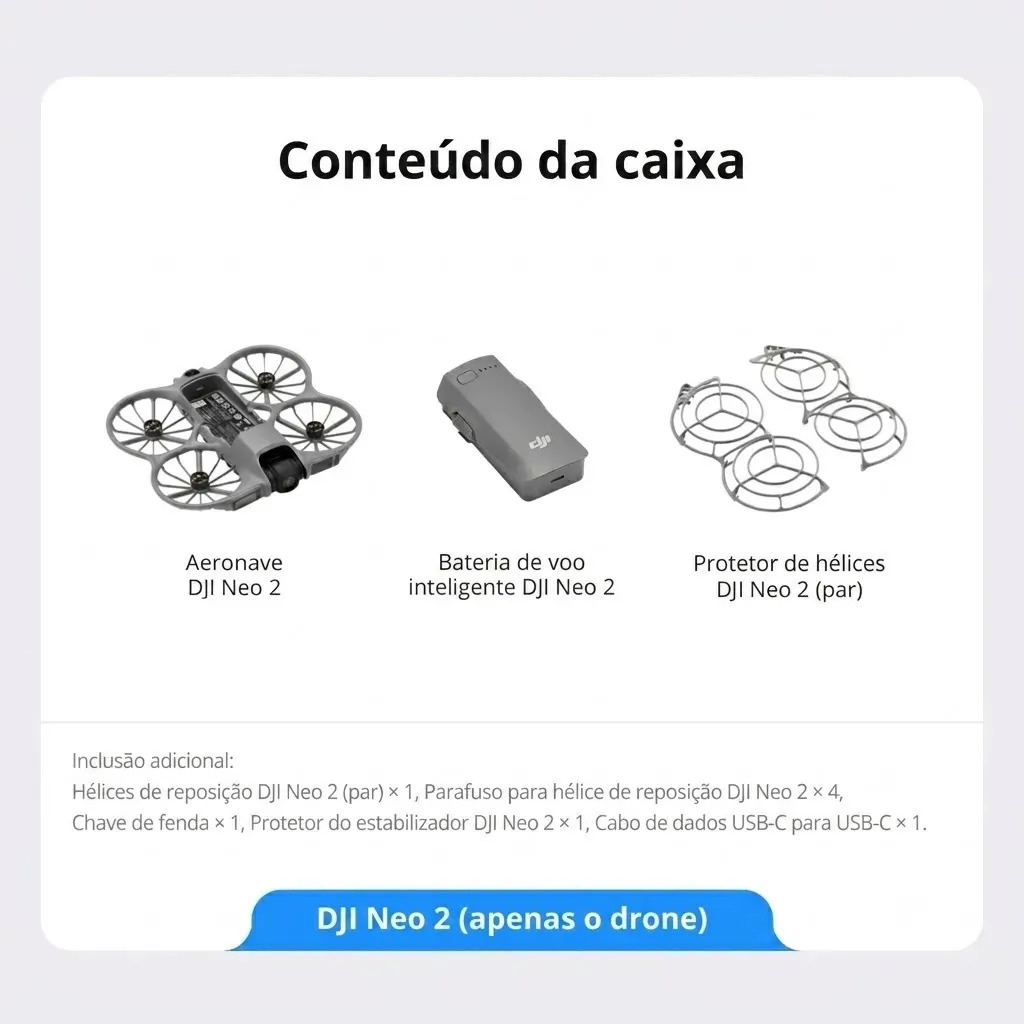 DJI Neo 2 Standard (Apenas o Drone), Leve e Dobrável, Decolagem e Pouso na Palma da Mão, Controle... 8
