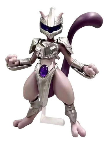 Figura Mewtwo Con Armadura Pokémon 11 Cms