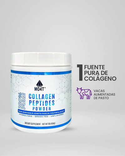 Imagen 4 de 9 de Colágeno Hidrolizado 1lb Mo4t - 41 Servicios