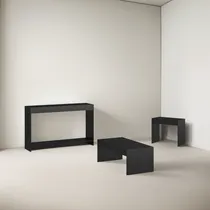 Comprar Combo 2 Mesas Ratonas + Rack Para Sala De Estar Living