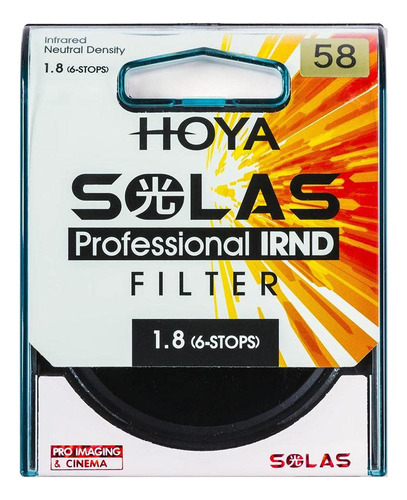 Hoya Sola Irnd 1.8 Filtro Densidad Neutra Infrarroja (2.283