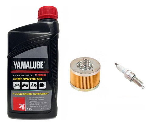 Kit De Mantención Yamalube + Bujía Fz16, Fzn, Fzs, Xtz150