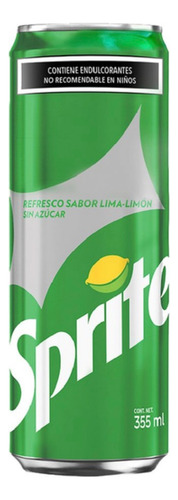 Sprite Gaseosa Sin Azúcar Sabor Lima Limón 6pack