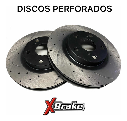 Discos De Frenos (par) Perforados Camry 2008 Del Xbrake