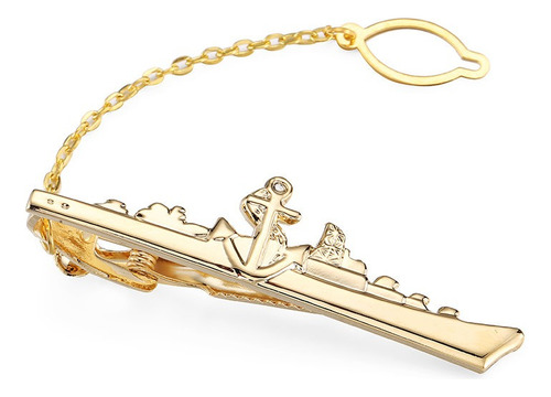 Pisacorbatas De Moda Para Hombre Barco Admiral Cadenita