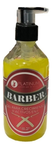 Platinum Barber Gel Para Crecimiento Barba 11 Activos En 1 