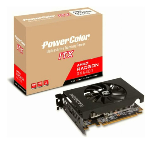 Powercolor Tarjeta Gráfica Amd Radeon Rx 6400 Itx Con