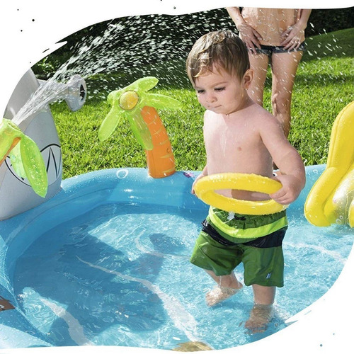 Imagen 5 de 10 de Bestway Pileta Centro De Juegos Gigante Jeg 53067 El Gato