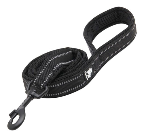 Correa Para Perros Reflectante Truelove Negro Talla S