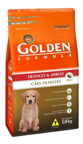 Ração Golden Cães Filhotes Frango E Arroz 3kg - Pet Hobby