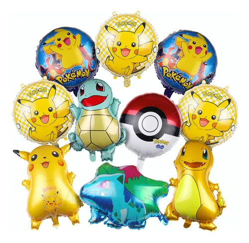 Kit Fiesta Pokémon Globos De Cumpleaños Decoración –