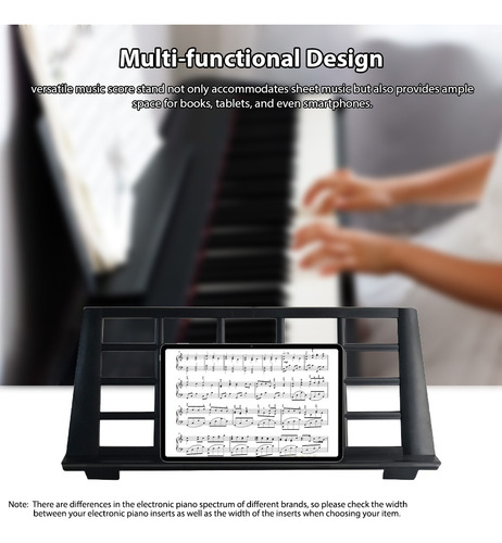 Suporte De Partitura Musical, Acessórios, Teclado, Música Po