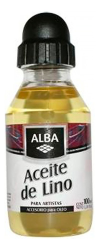 6 Aceite De Lino Alba Accesorio Para Oleo Diluyente Linaza