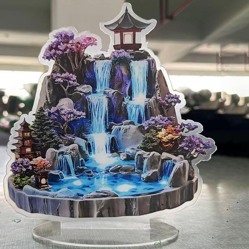 Fuente De Agua De Mesa 2d, Decoración, Regalo De