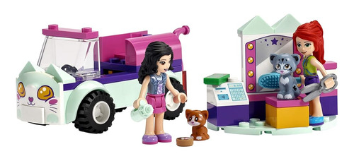 Kit De Construcción Lego Friends Cat Grooming Car 41439; ¿ju