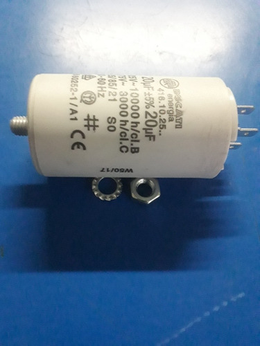 Capacitor 20 Mf / Uf Marca Ducati Italiano