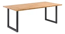 Comprar Mesa Estilo Industrial Hierro Y Madera 200x100x75