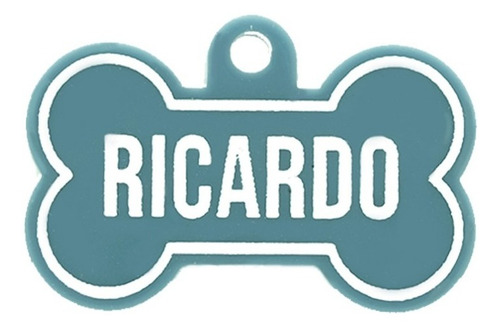 Placa Id Para Mascotas - Hueso Grande