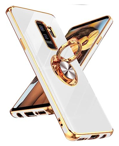 Funda Para Samsung Galaxy S9 Plus Plating Rosa Dorado Edge N