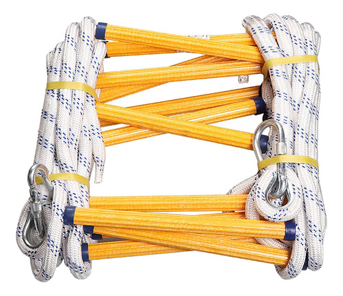 16ft Emergency Fire Escape Rope Ladder 2 Story Flame Resista