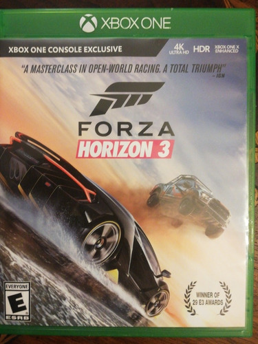 Forza Horizon 3 Xbox One, Excelente Estado, Casi Sin Uso! 