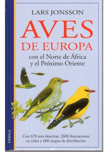 Aves De Europa Africa Proximo Oriente - Jonsson,lars