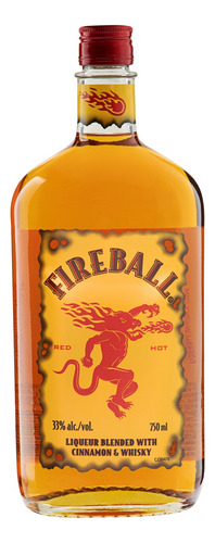 Fireball licor fino canela garrafa 750ml