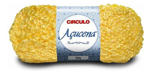 Fio Lã Açucena Círculo 100g Cor 1255-canario