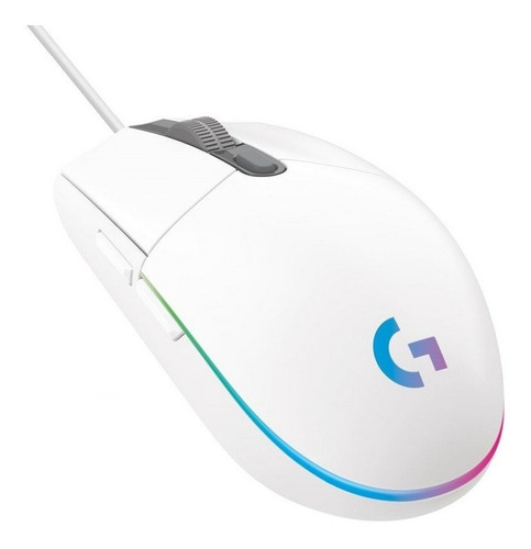 Mtec Logitech G203 Lightsync Mouse Gamer White 8000 Dpi Usb