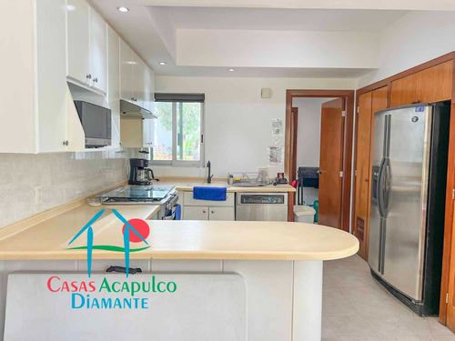 Cad Xcaret 15. ¡escápate Al Paraíso! Casa Con Alberca Privada, Jardín Y Club De Playa En Acapulco Diamante