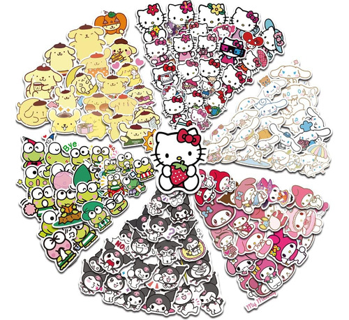 Paquete De 300 Pegatinas Lindas Pegatinas De Hello Kitty Mym