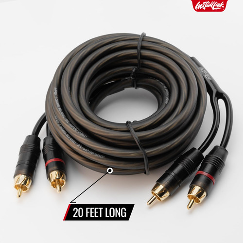 Cable De Audio Rca Install Link Ilrca220 2 Canales 6 Metros