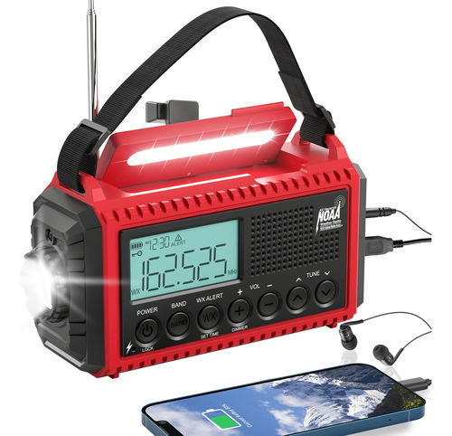 Radio De Manivela De Emergencia, Radio Meteorologica Con Man