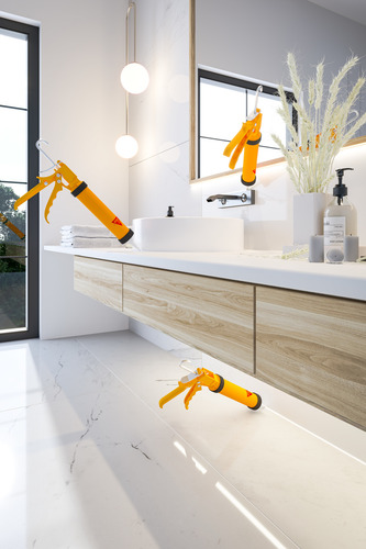 Sika Sanisil Sellador De Silicon Transparente Cartucho280ml