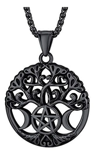 Cadena, Collar Para Hombr Triple Moon Goddness Collar-celtic