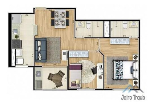 Apartamento Com 2 Dormitório(s) Localizado(a) No Bairro Água Funda Em São Paulo / São Paulo - 4996:909436