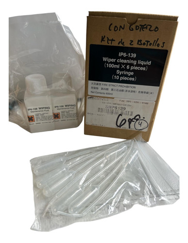 Solvente Hp 9000s Wiper Cleaning 100ml X2 Seiko Ip6-139