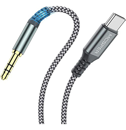 Usb C A 3.5mm Audio Aux Jack Cable, 3.3ft Usb Tipo C A Adapt