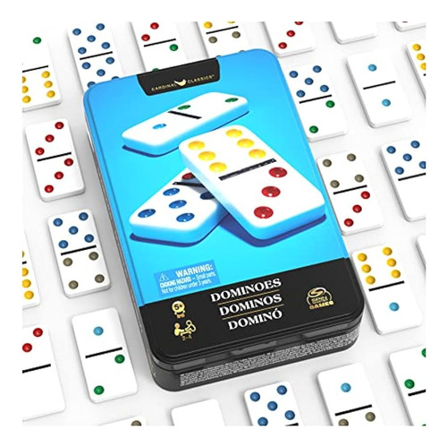 Juego De Mesa Dominó Doble Seis Clásico Spin Master ;o