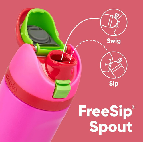 Termo Owala Freesip Kids Con Popote 475 Ml.