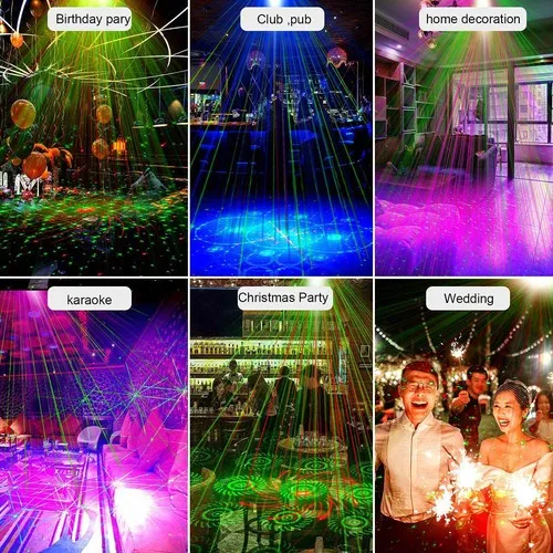 Luz Ambiente Discoteca Feixe De Luz Flash