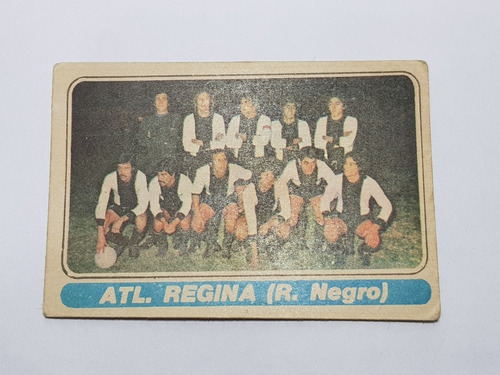 Antigua Figuritas Fulbito 1974 R. Negro Atl Regina Mag 58186