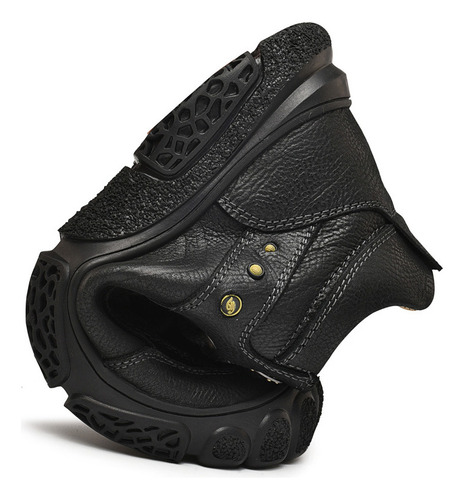 Botas Zapato Casual Hombre Cuero Cómodo Intemperie A2022