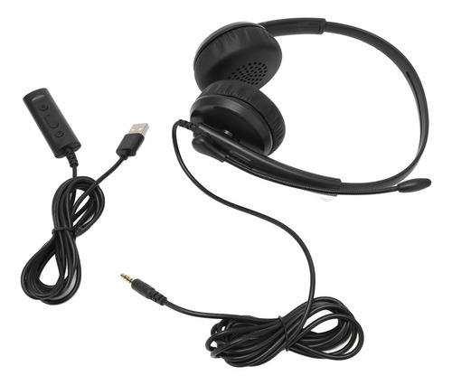 Audífonos Usb Mic Xd1000 De Reducción De Ruido De 3,5 Mm P