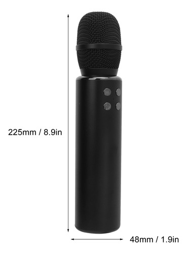 Micrófono De Mano Inalámbrico, Altavoz De Micrófono Portátil